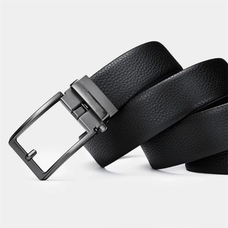 Ceinture homme à boucle automatique – Simili cuir texturé