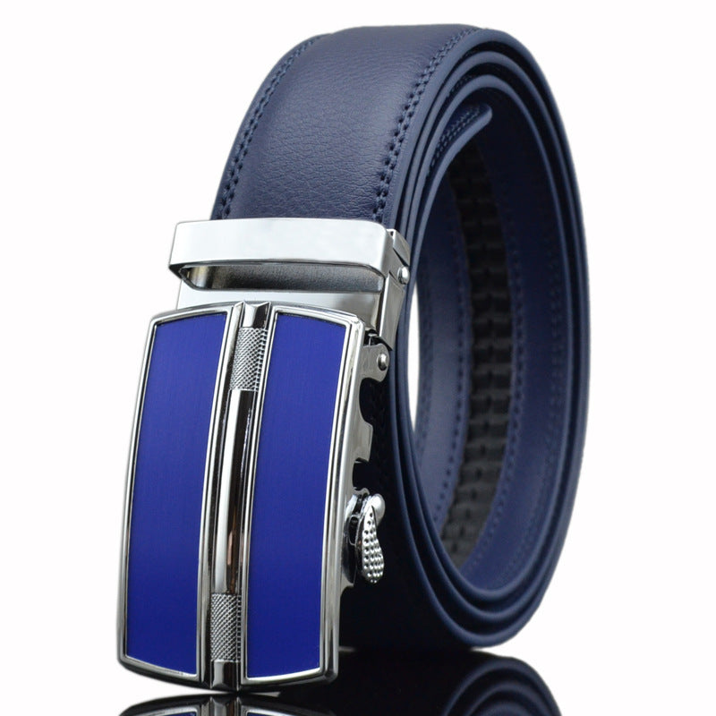 Ceinture homme en cuir de vachette à boucle automatique – Plusieurs coloris