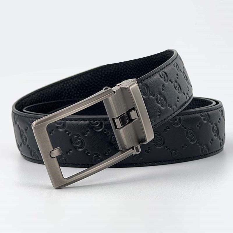 Ceinture homme à boucle automatique – Simili cuir texturé
