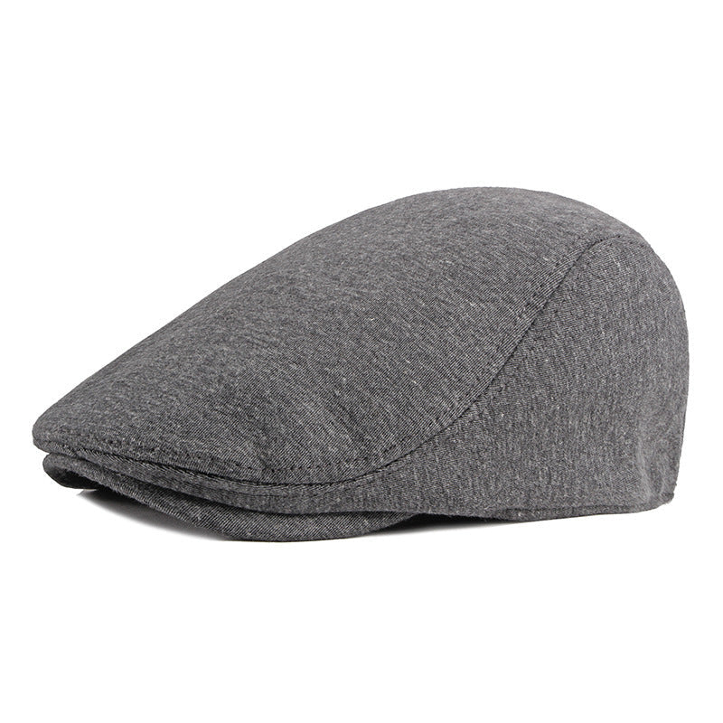 Béret homme réglable en polyester – Dessus plat