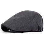 Casquette plate à chevrons homme – Style rétro