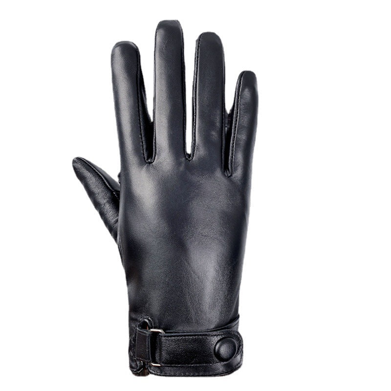 Gants en cuir doublés – Homme