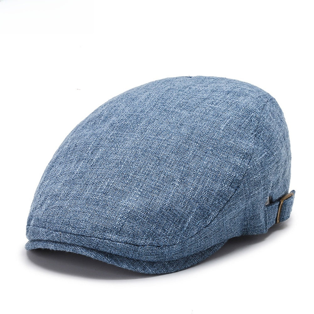 Béret d'été respirant effet lin – Réglable