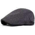 Casquette plate à chevrons homme – Style rétro