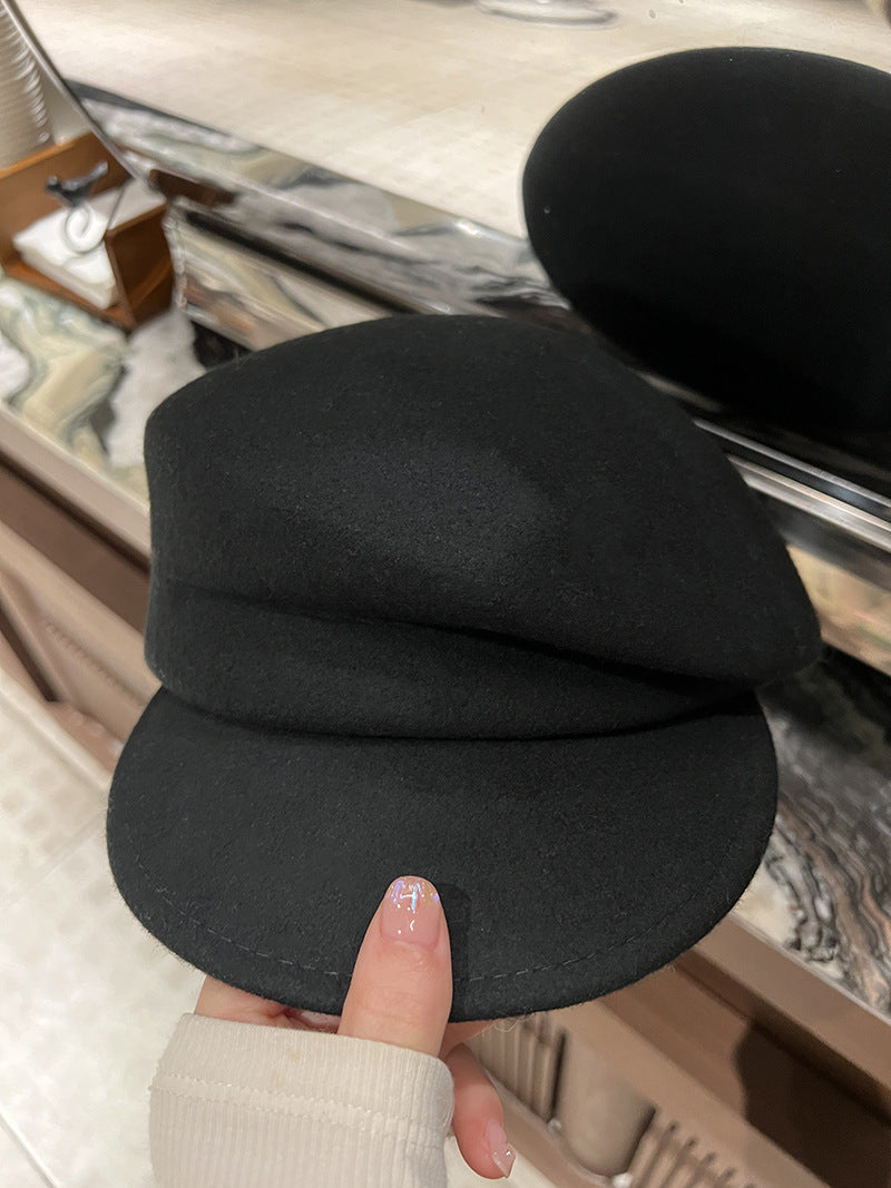 Béret en laine australienne – Style gavroche rétro