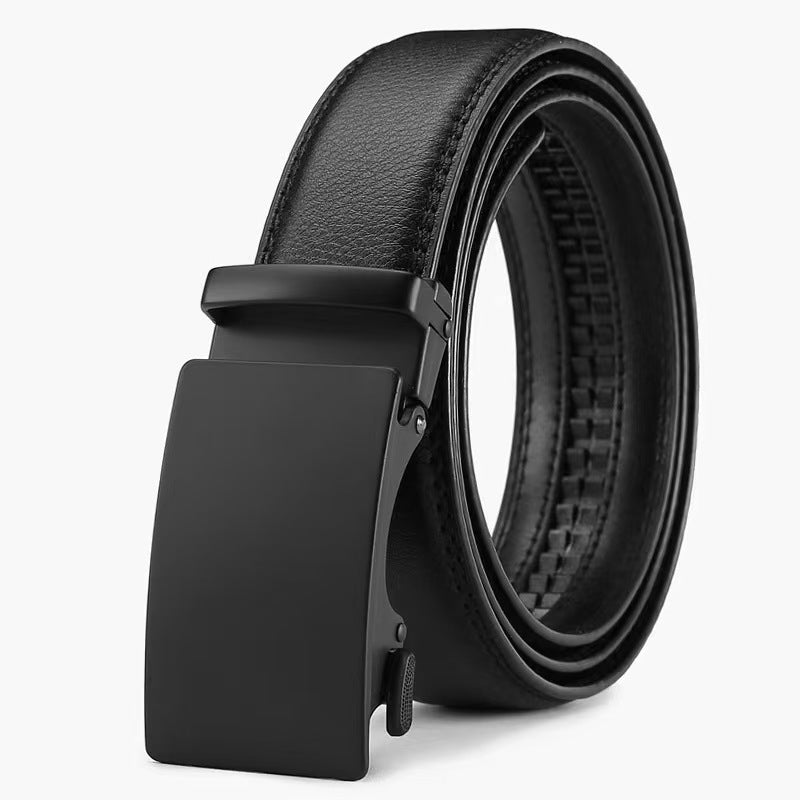 Ceinture homme en cuir à boucle automatique – Verni et losanges