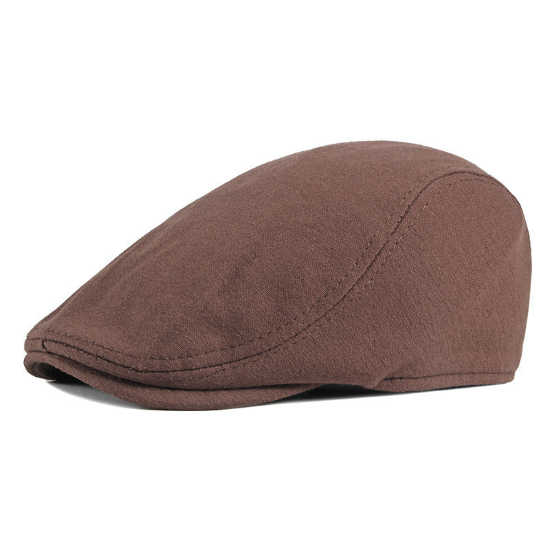 Béret homme réglable en polyester – Dessus plat