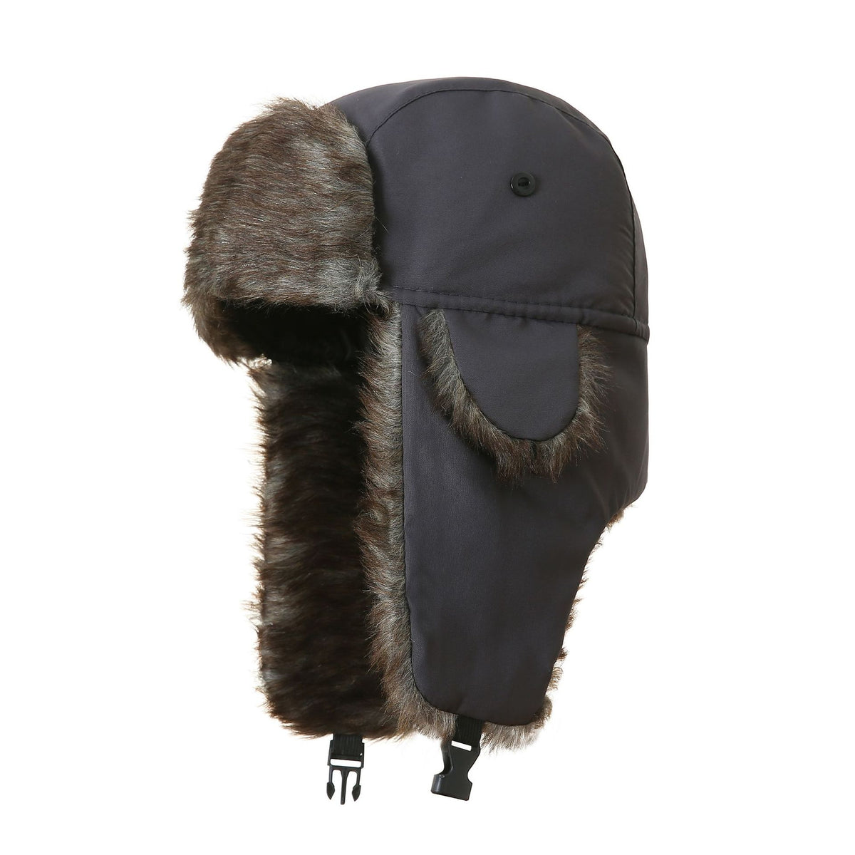 Chapka en polyester velours – Coupe-vent, protège-oreilles et nuque