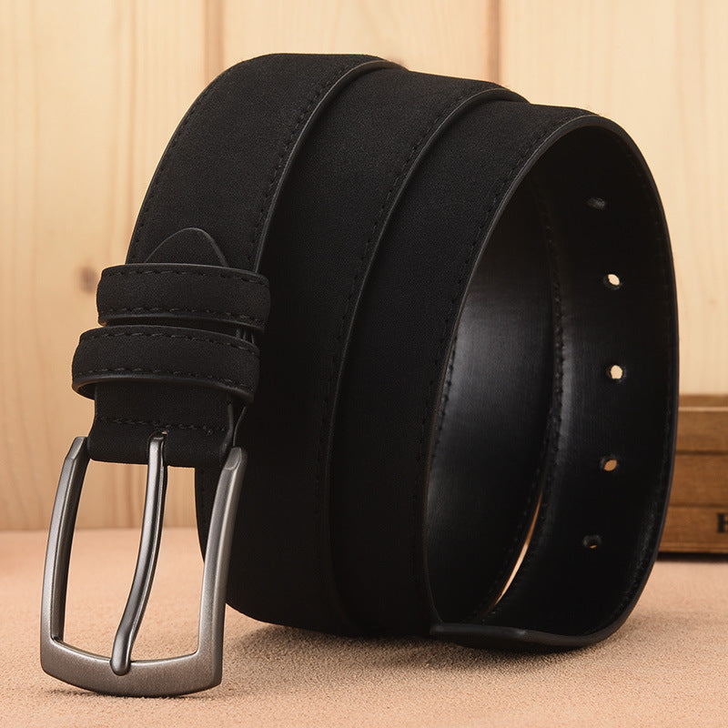 Ceinture homme en simili cuir à boucle ardillon