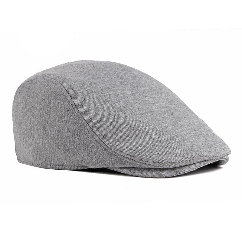 Béret homme réglable en polyester – Dessus plat