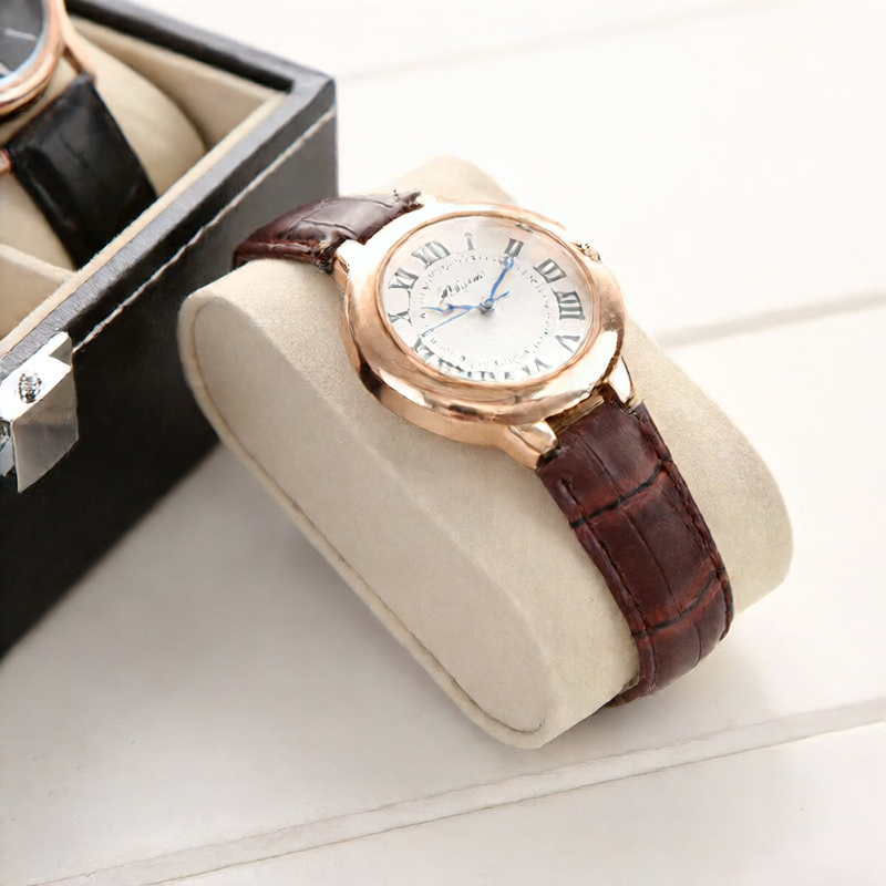 Boîte à montres en simili cuir – De 2 à 24 montres