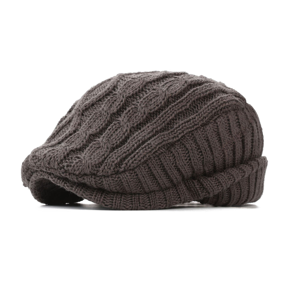 Béret en maille doublé polaire – Mixte