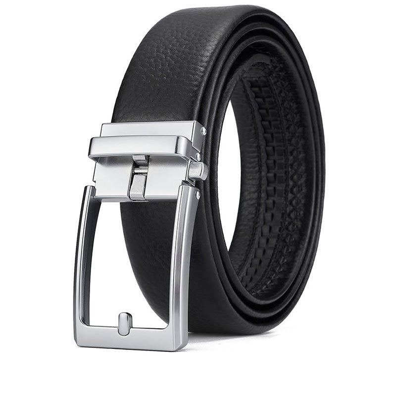 Ceinture homme à boucle automatique – Simili cuir texturé
