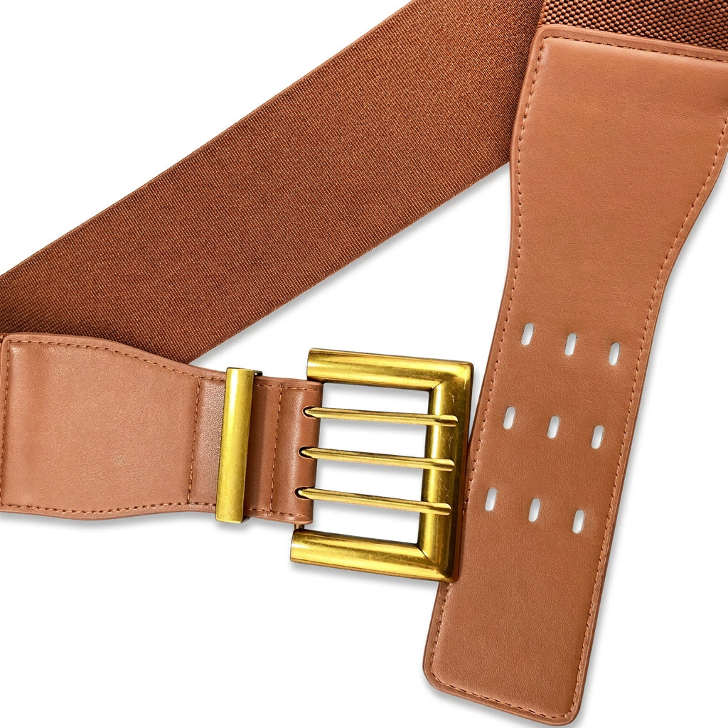 Ceinture élastique large pour femme