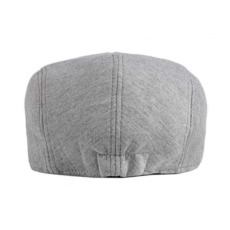 Béret homme réglable en polyester – Dessus plat