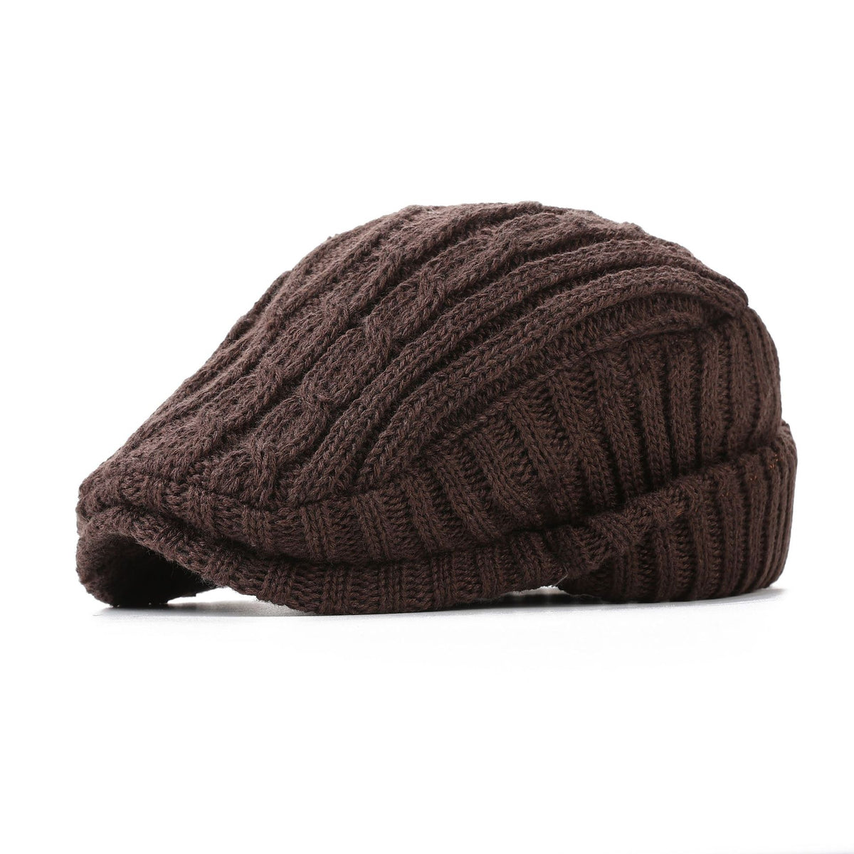 Béret en maille doublé polaire – Mixte
