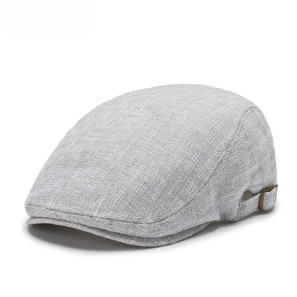 Béret d'été respirant effet lin – Réglable