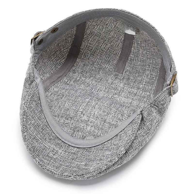 Béret d'été respirant effet lin – Réglable