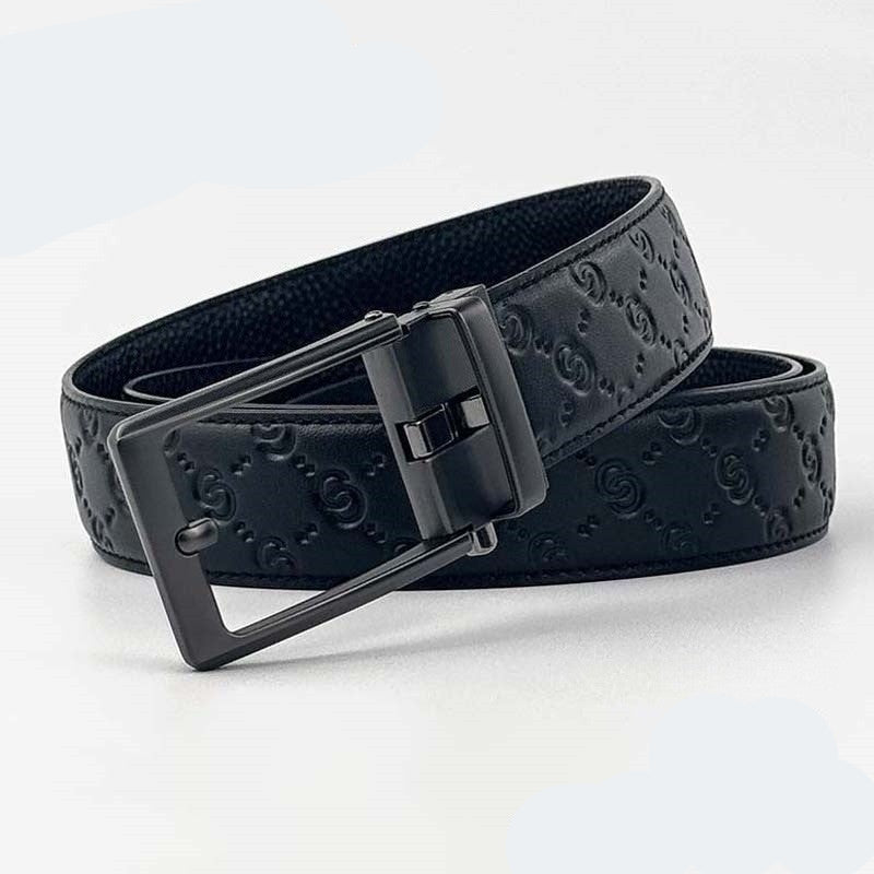 Ceinture homme à boucle automatique – Simili cuir texturé