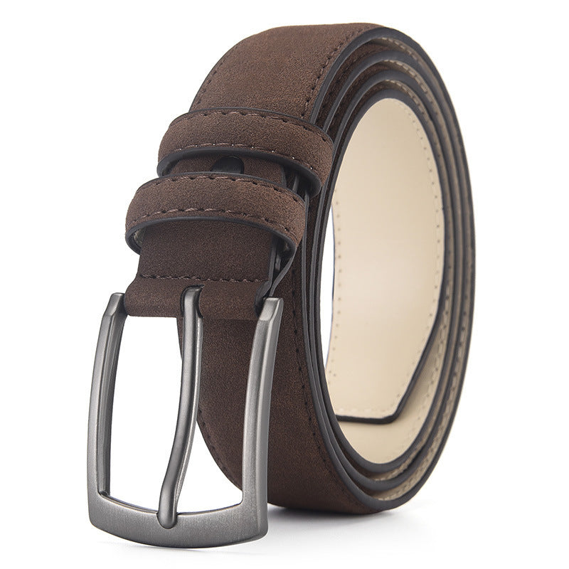 Ceinture homme en simili cuir à boucle ardillon