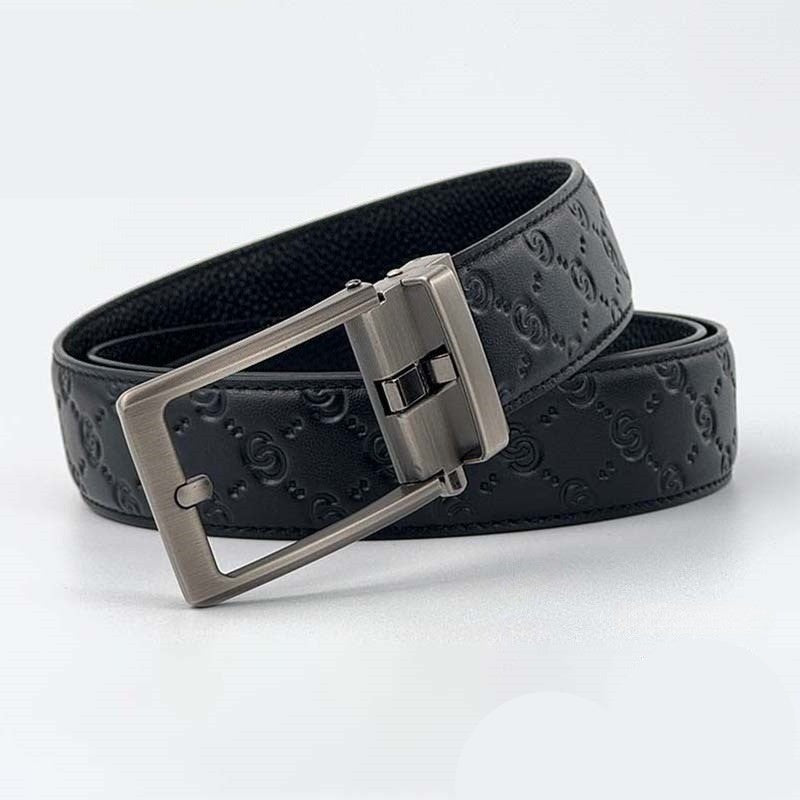 Ceinture homme à boucle automatique – Simili cuir texturé