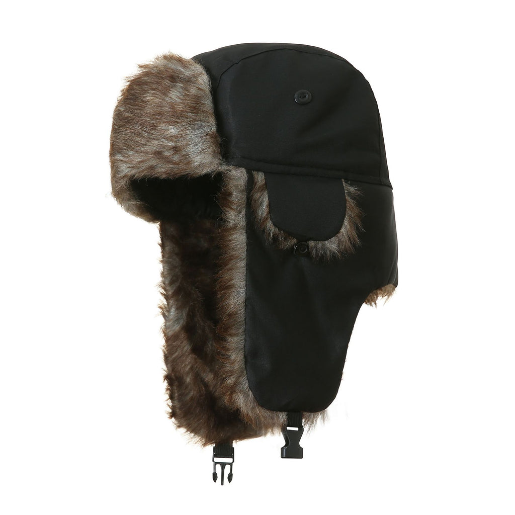 Chapka en polyester velours – Coupe-vent, protège-oreilles et nuque