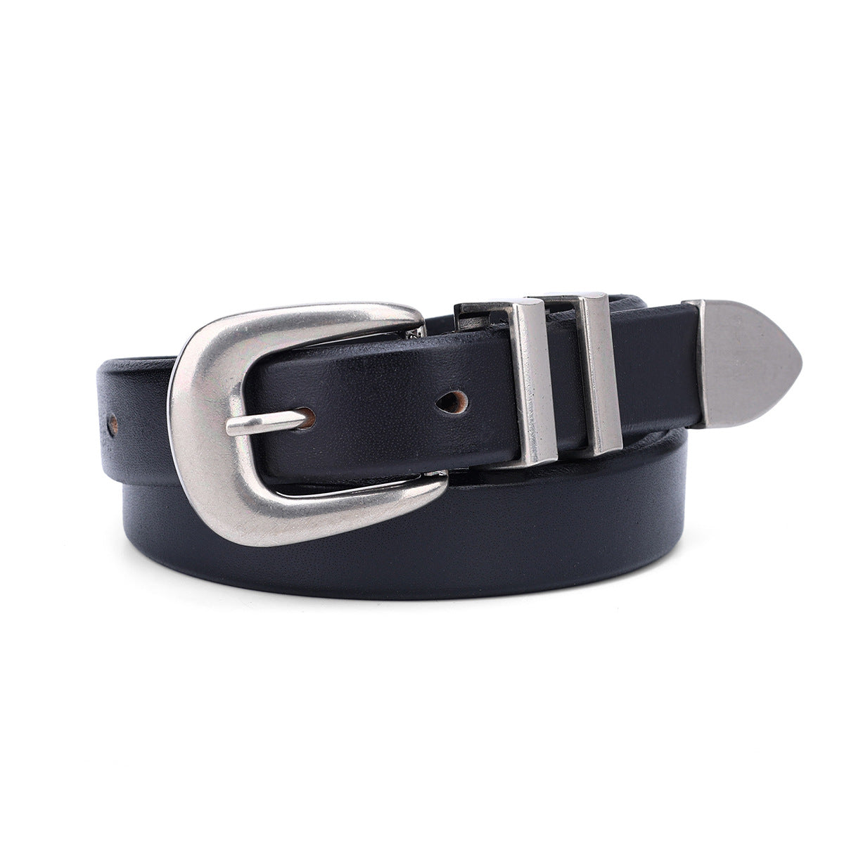 Ceinture femme en cuir tannage végétal – Boucle dorée