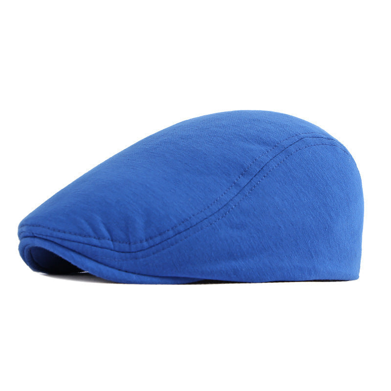 Béret homme réglable en polyester – Dessus plat