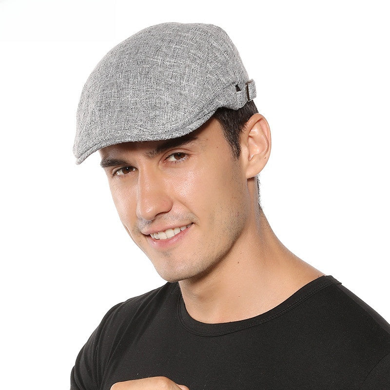 Béret d'été respirant effet lin – Réglable