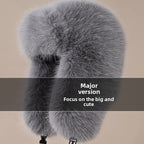 Bonnet d'hiver à protège-oreilles en peluche – Mixte