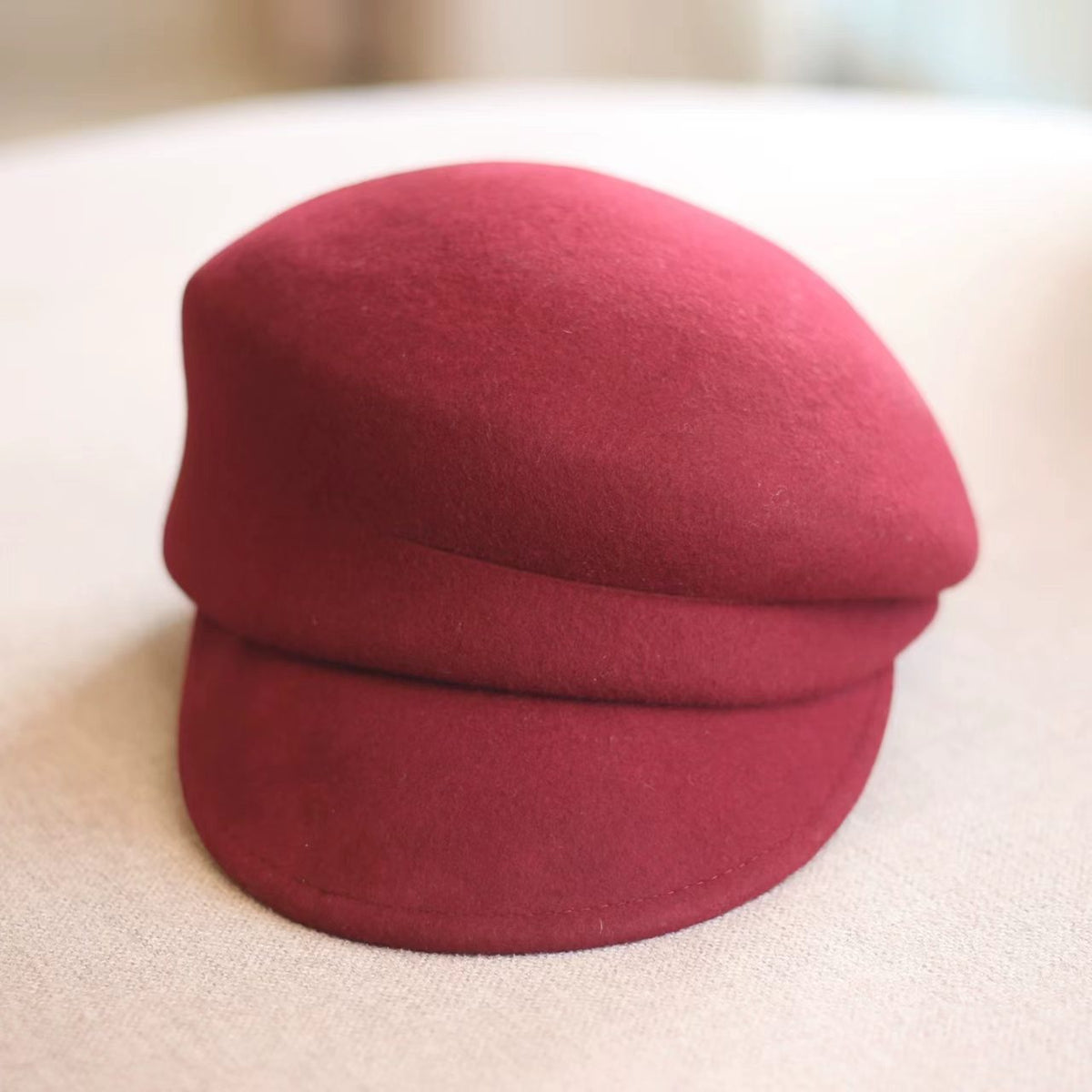 Béret en laine australienne – Style gavroche rétro