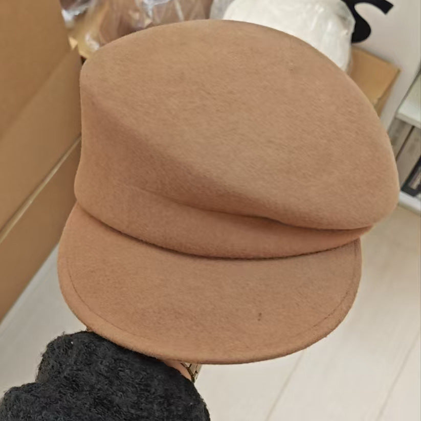 Béret en laine australienne – Style gavroche rétro