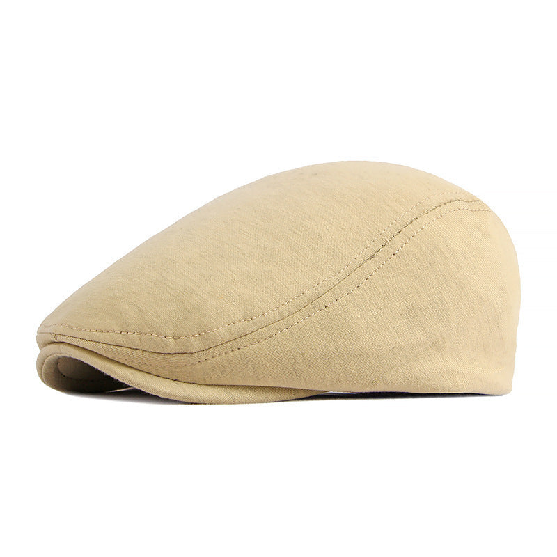 Béret homme réglable en polyester – Dessus plat