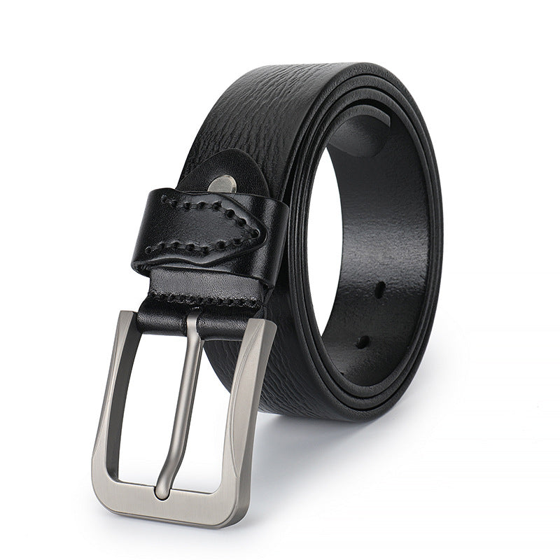 Ceinture homme en cuir pleine fleur fait main – Boucle ardillon