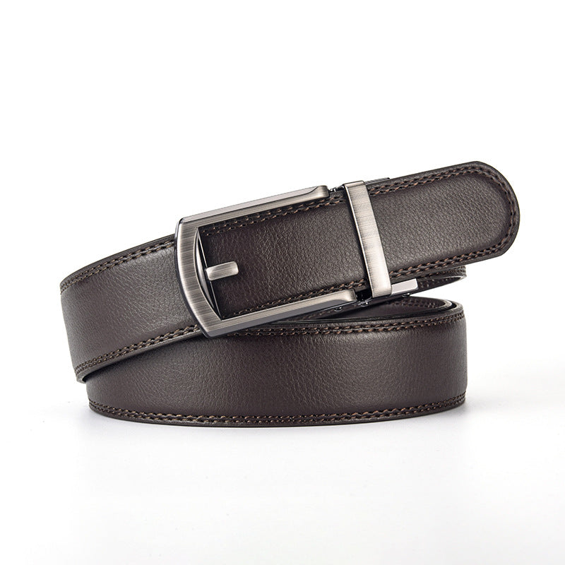 Ceinture homme à boucle automatique en simili cuir