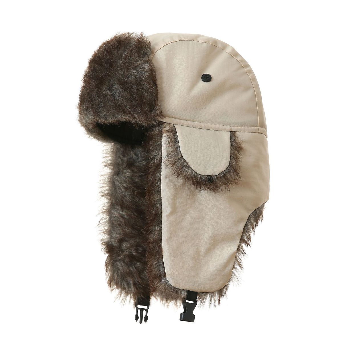 Chapka en polyester velours – Coupe-vent, protège-oreilles et nuque