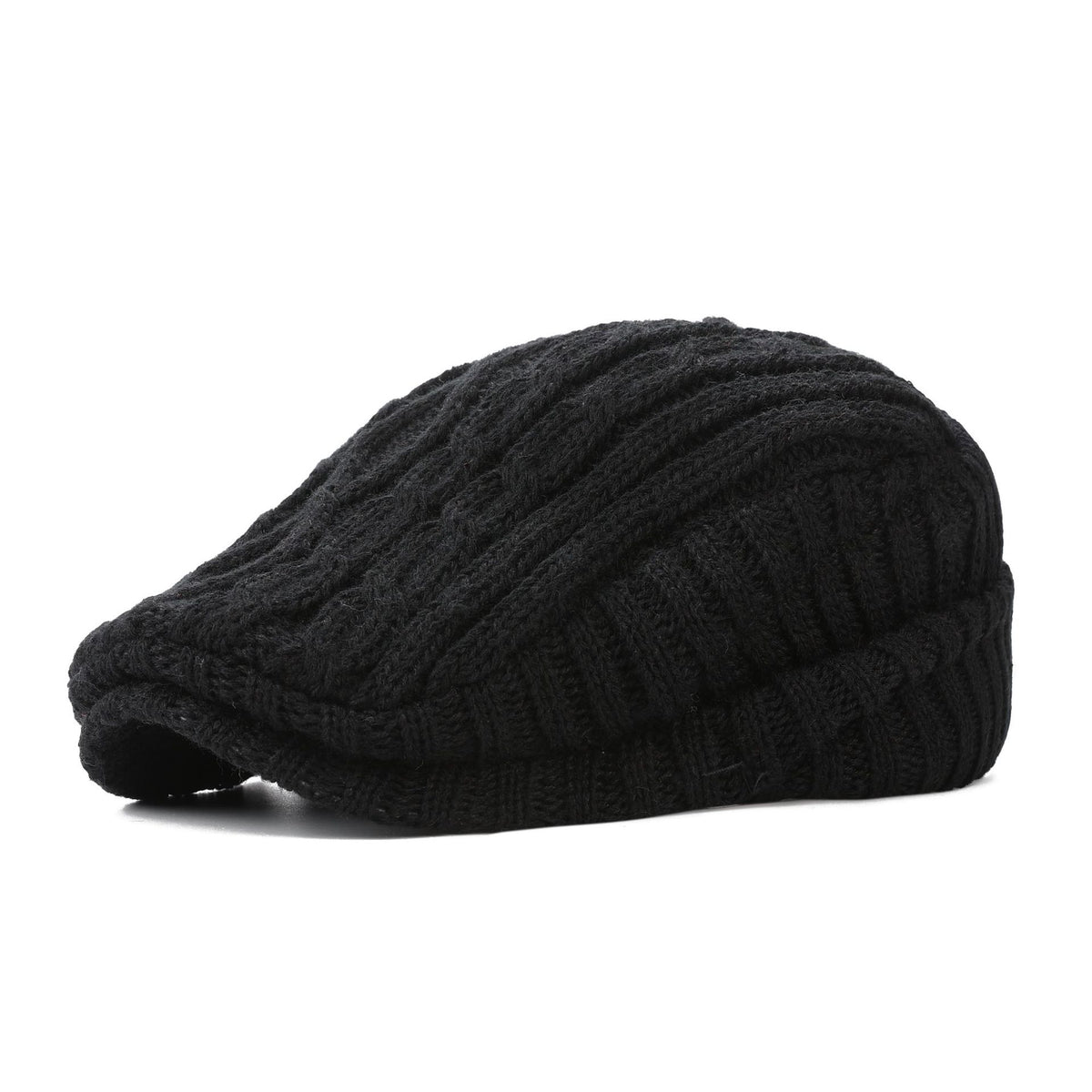 Béret en maille doublé polaire – Mixte