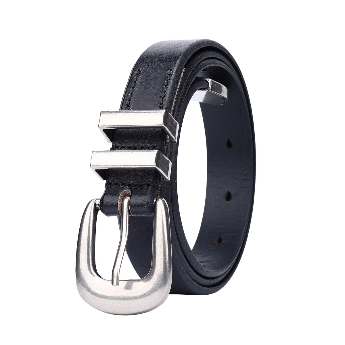 Ceinture femme en cuir tannage végétal – Boucle dorée
