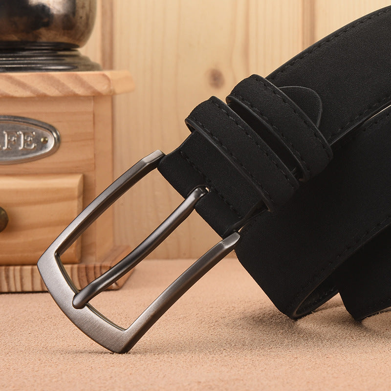 Ceinture homme en simili cuir à boucle ardillon