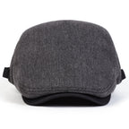 Casquette plate à chevrons homme – Style rétro