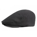 Béret homme réglable en polyester – Dessus plat