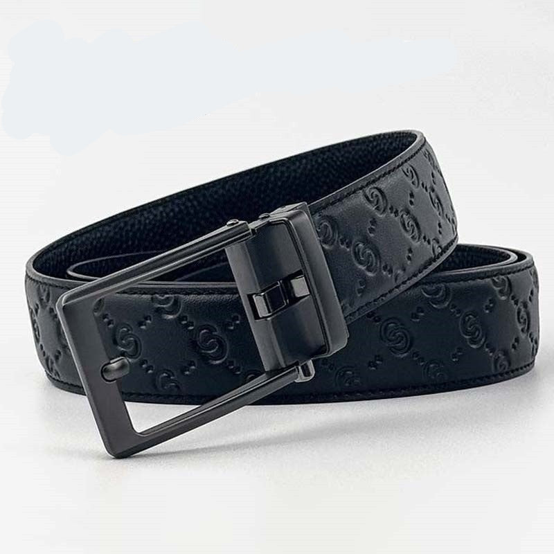 Ceinture homme à boucle automatique – Simili cuir texturé