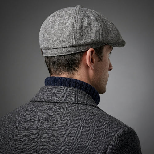 Béret en lin et coton réglable – Style vintage