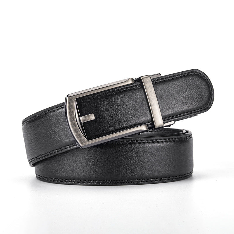 Ceinture homme à boucle automatique en simili cuir