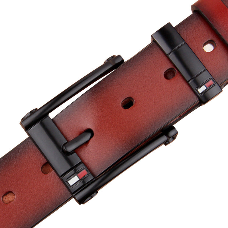 Ceinture homme à boucle ardillon – Style antique, simili cuir