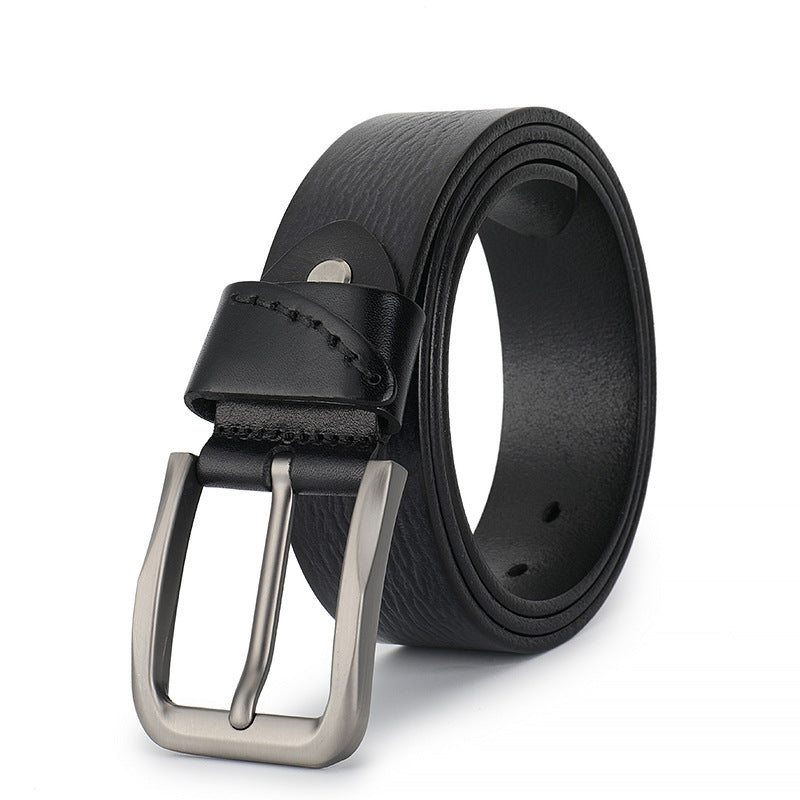 Ceinture homme en cuir pleine fleur fait main – Boucle ardillon