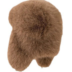 Bonnet d'hiver à protège-oreilles en peluche – Mixte