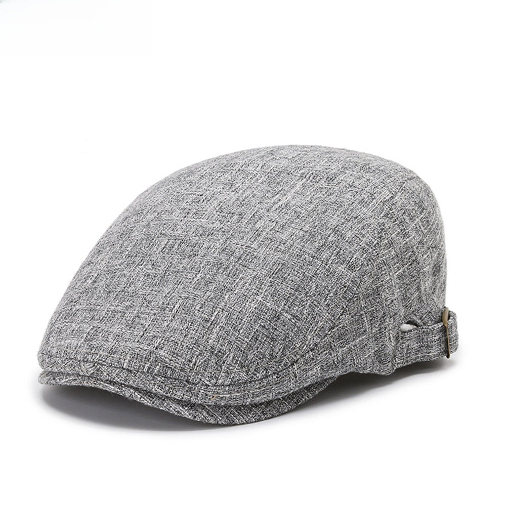 Béret d'été respirant effet lin – Réglable