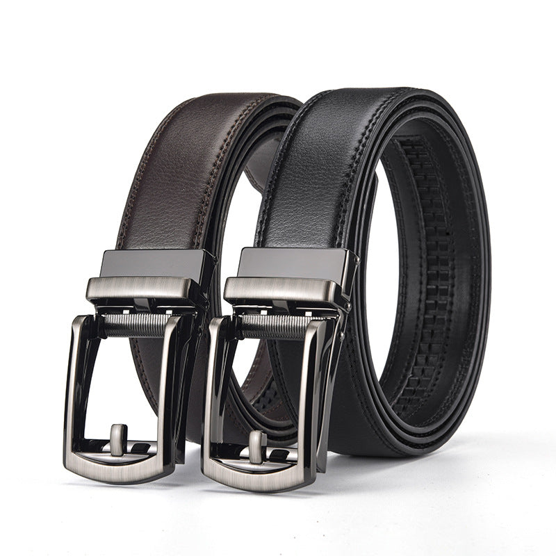 Ceinture homme à boucle automatique en simili cuir