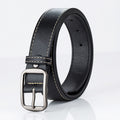Ceinture homme en simili cuir à surpiqûres – Style coréen